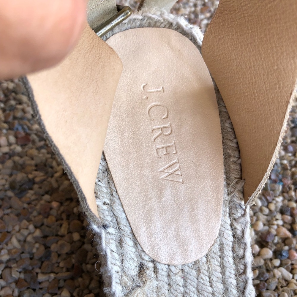 J. Crew Espadrille Wedges. - Picture 5 of 8